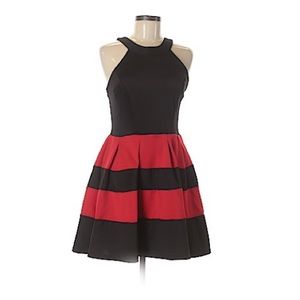 Crystal Doll Red and Black Dress